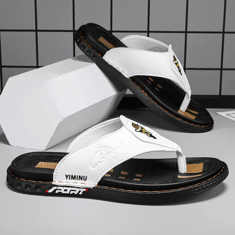Eminu Rubber Sole Quick Dry Flip Flops Men's-7