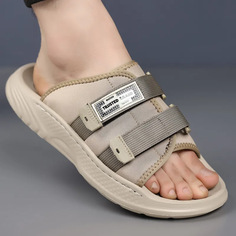 Eminu Rubber Sole Slide Slippers Men's-9