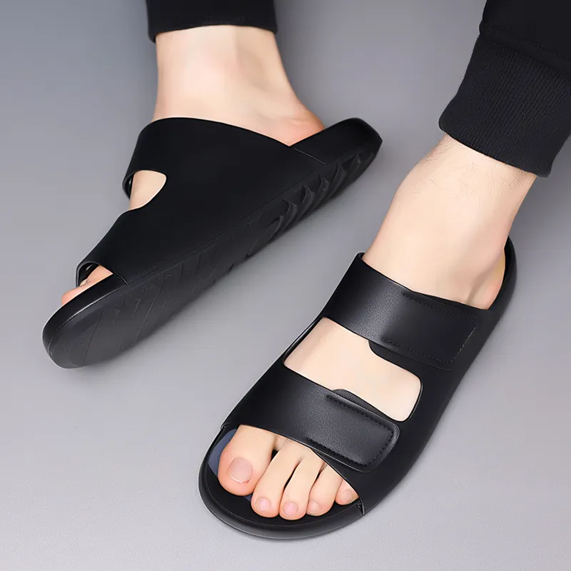 Eminu Rubber Sole Slip Resistant Slide Slippers Men's-3