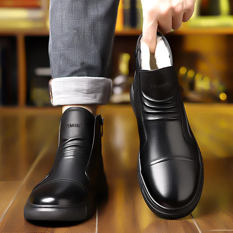 Eminu Ankle Boots Men Black-9