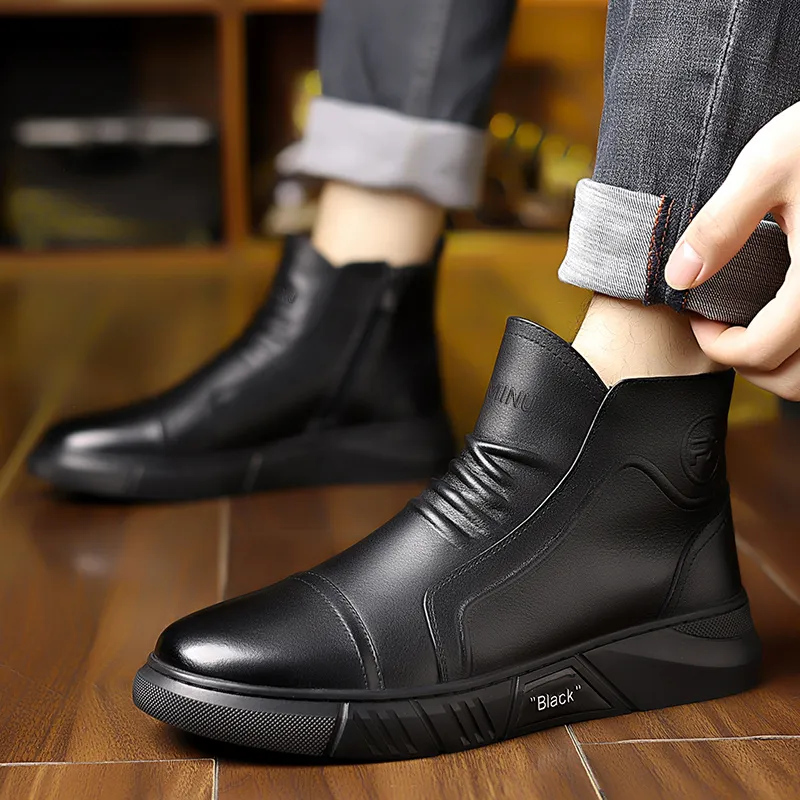 Eminu Ankle Boots Men Black-3