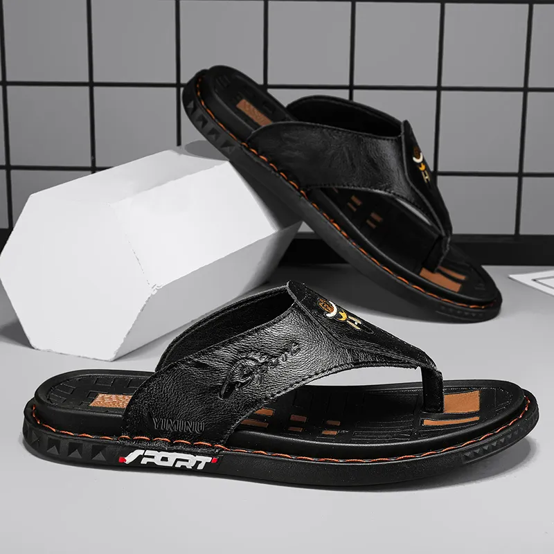 Eminu Rubber Sole Quick Dry Flip Flops Men's-2