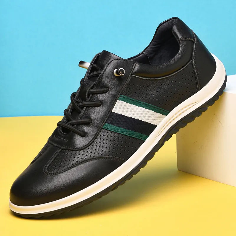 Eminu Breathable Moisture Wicking Low Top Casual Shoes Men's-3