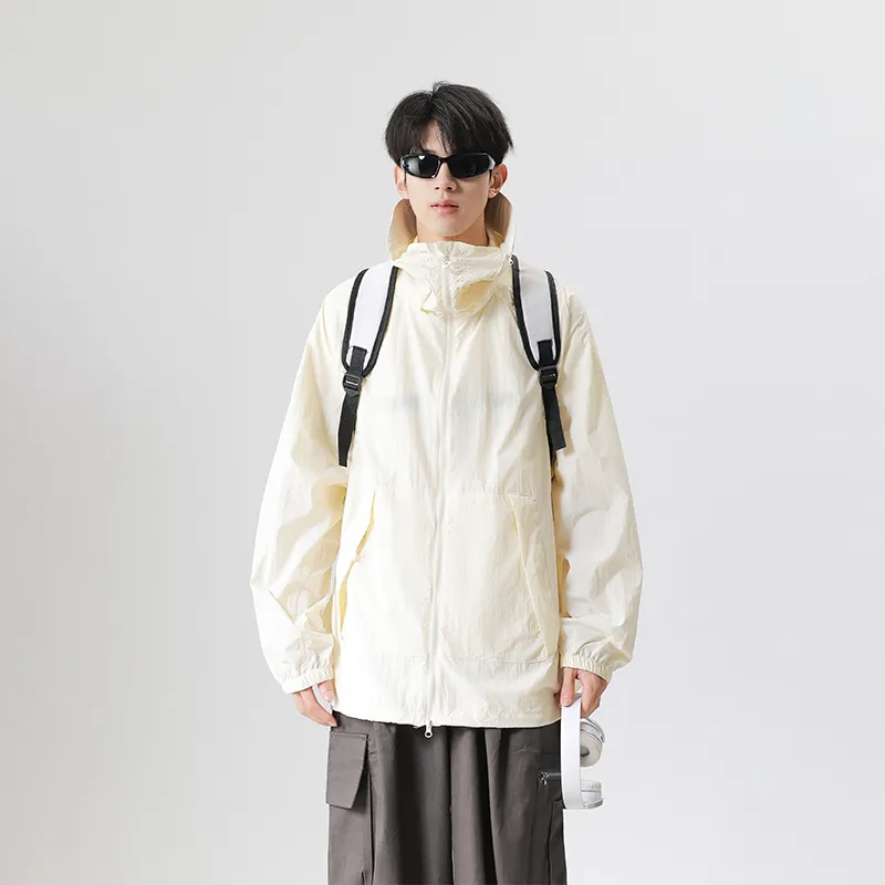 RASHOMONG Reflective With High Visibility Detachable Sun Protection Clothing Unisex-11