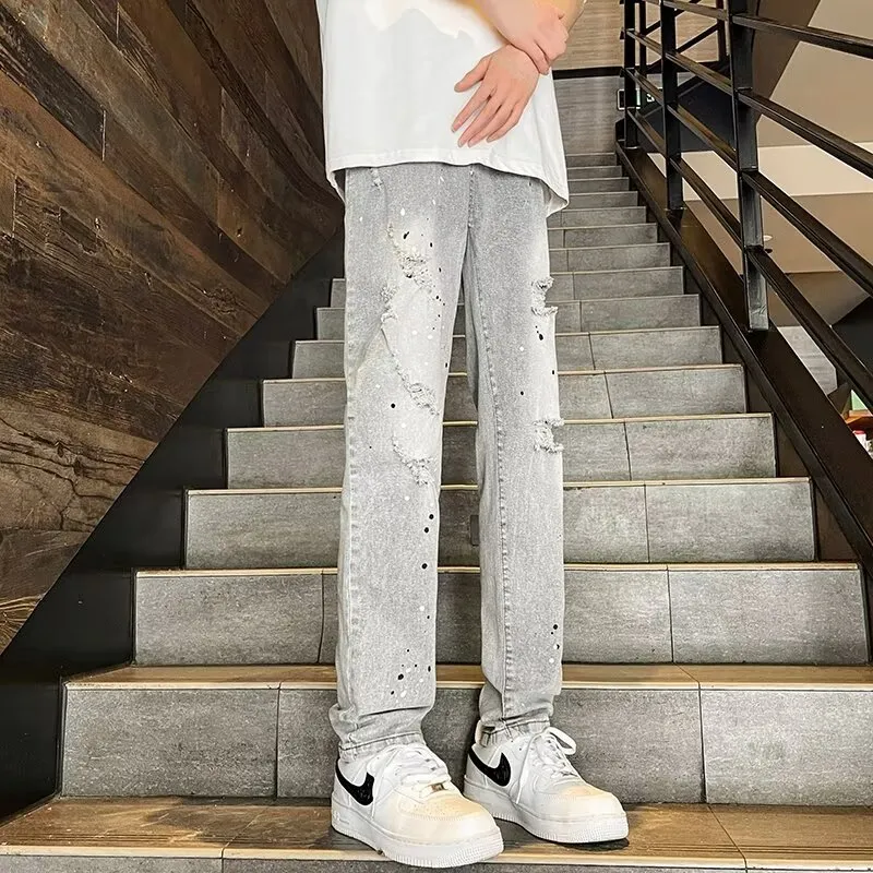 RASHOMONG Jeans Unisex Gray-2
