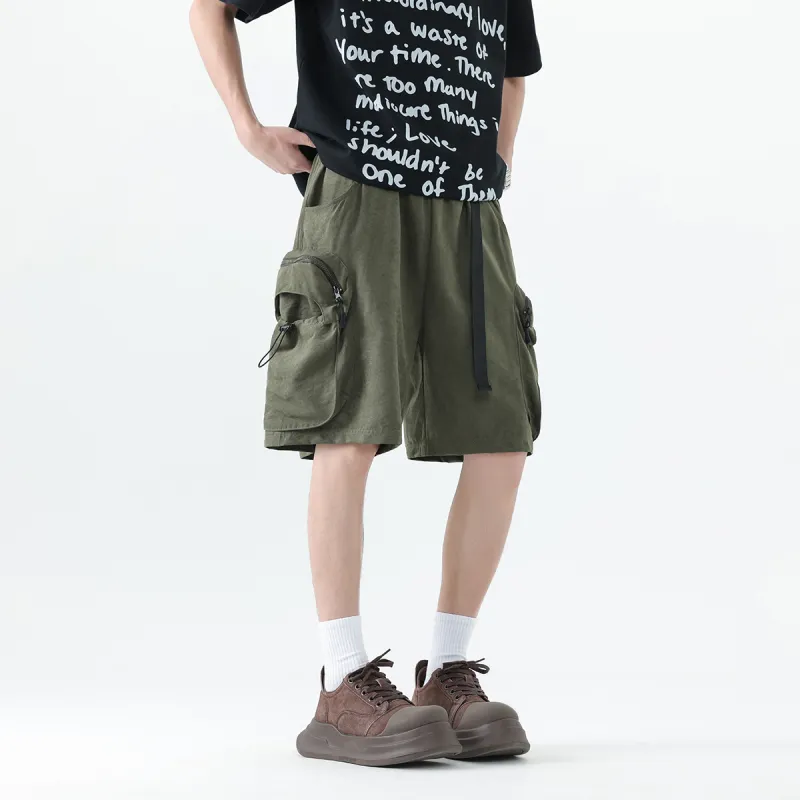 RASHOMONG Cargo Shorts Unisex-17