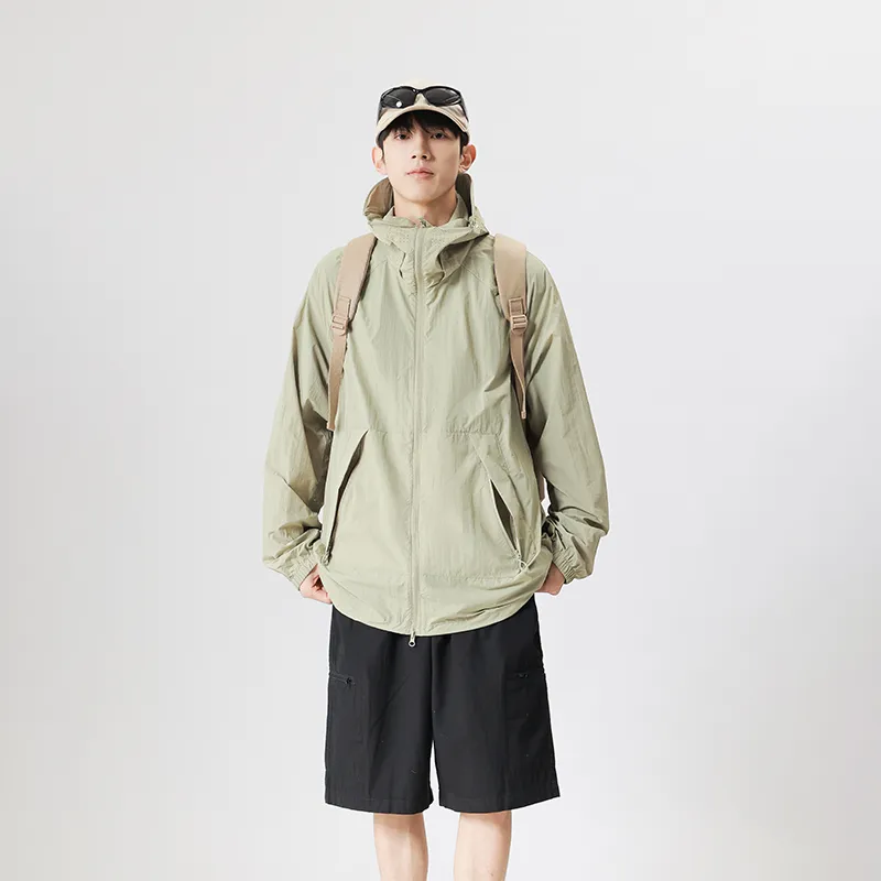 RASHOMONG Reflective With High Visibility Detachable Sun Protection Clothing Unisex-23