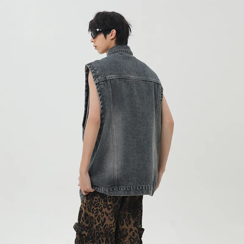 RASHOMONG Denim Jackets Unisex-6