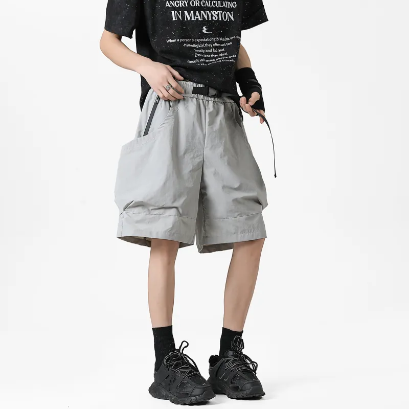 RASHOMONG Cargo Shorts Unisex-8