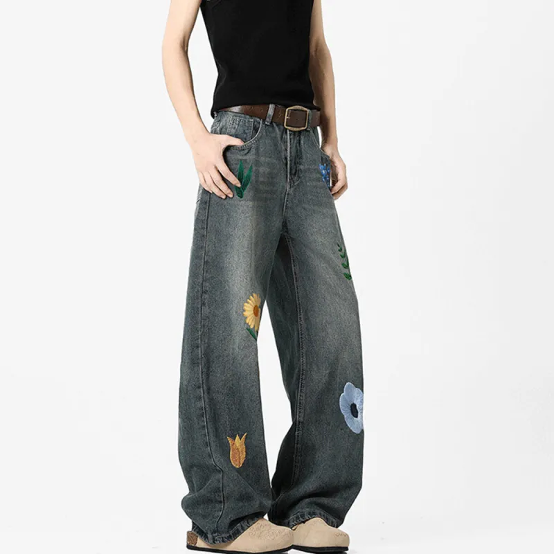 RASHOMONG Jeans Unisex-8