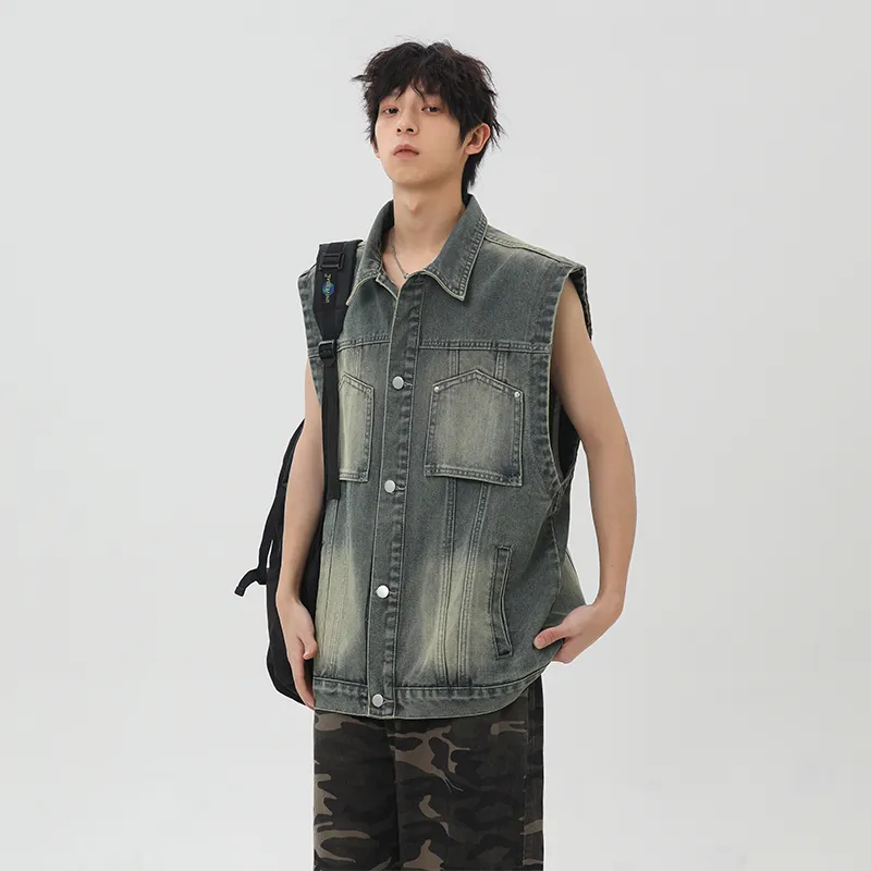 RASHOMONG Denim Jackets Unisex-3