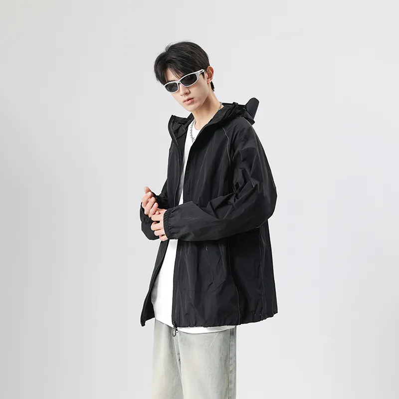 RASHOMONG Reflective With High Visibility Detachable Sun Protection Clothing Unisex-38