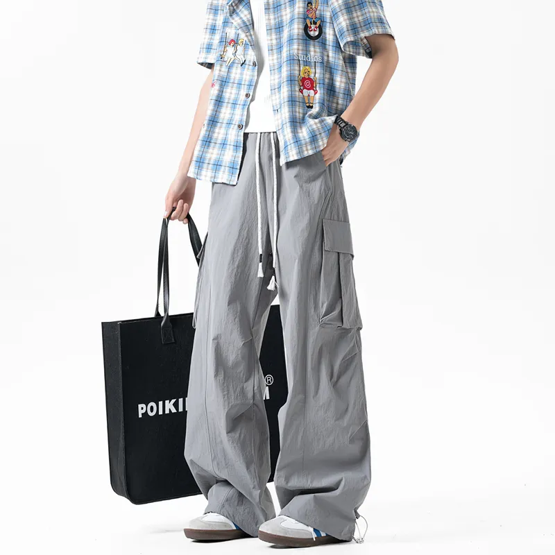 RASHOMONG Casual Pants Unisex-8
