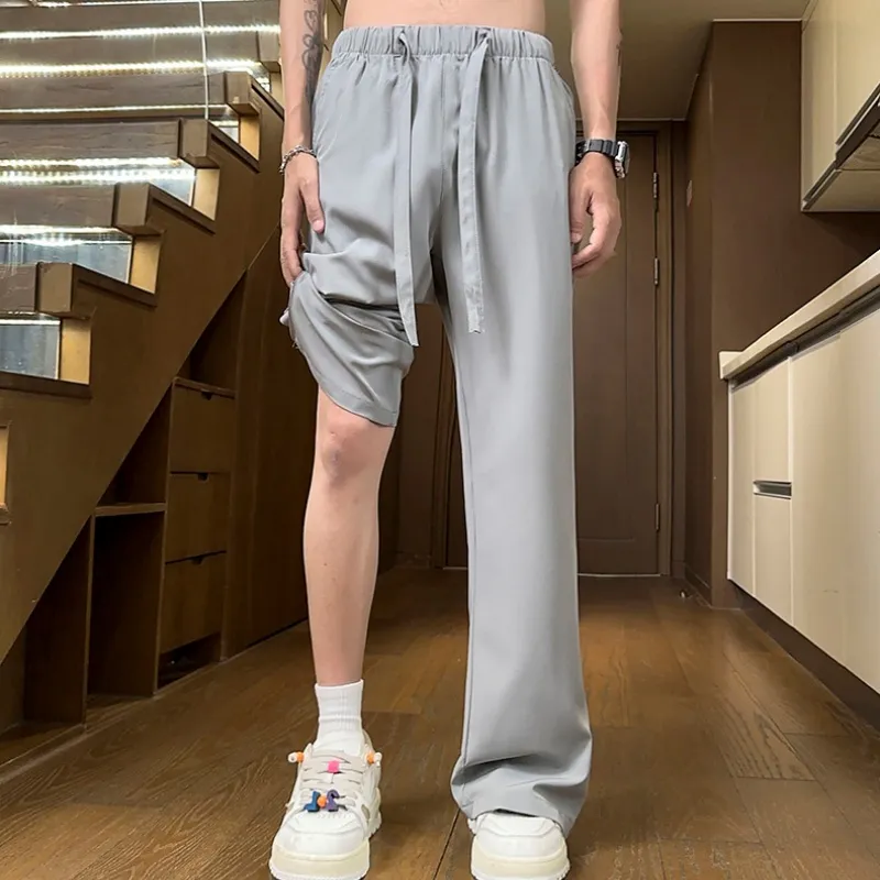 RASHOMONG Casual Pants Unisex-14