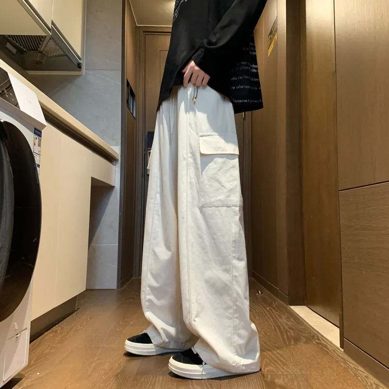 RASHOMONG Casual Pants Unisex-3