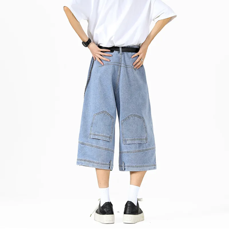 RASHOMONG Denim Shorts Unisex-6