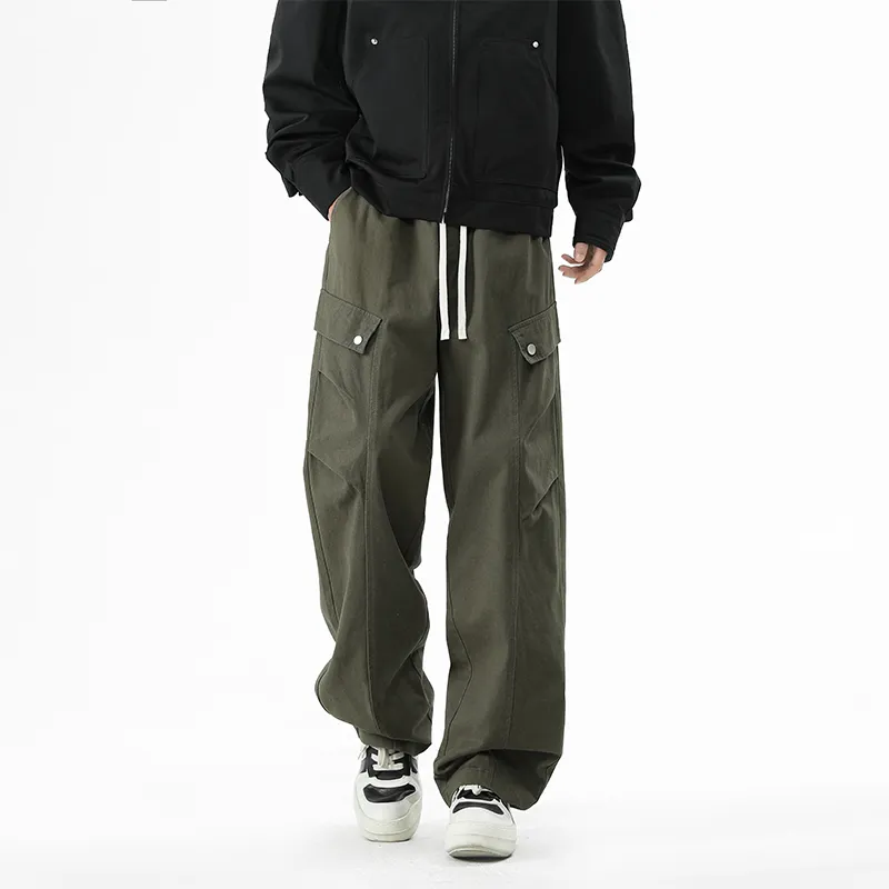 RASHOMONG Cargo Pants Unisex-14