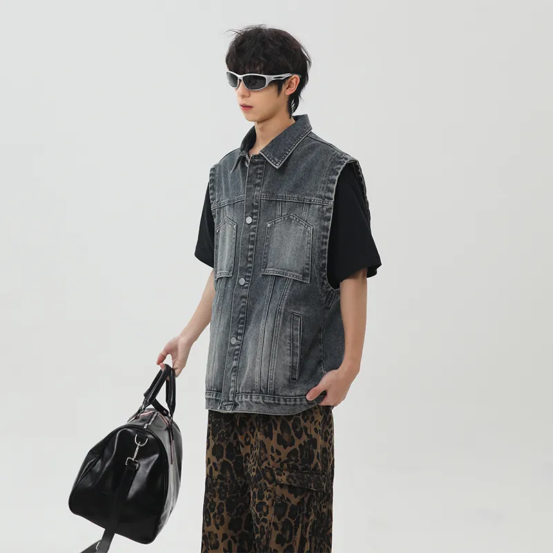 RASHOMONG Denim Jackets Unisex-8
