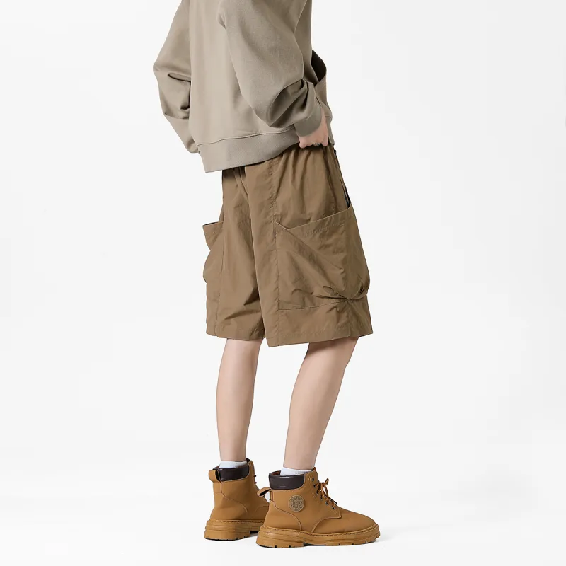 RASHOMONG Cargo Shorts Unisex-11