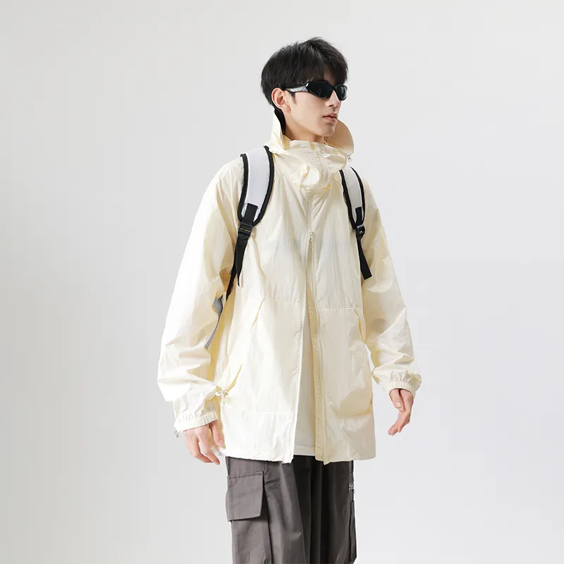RASHOMONG Reflective With High Visibility Detachable Sun Protection Clothing Unisex-13