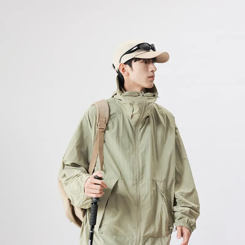 RASHOMONG Reflective With High Visibility Detachable Sun Protection Clothing Unisex-22
