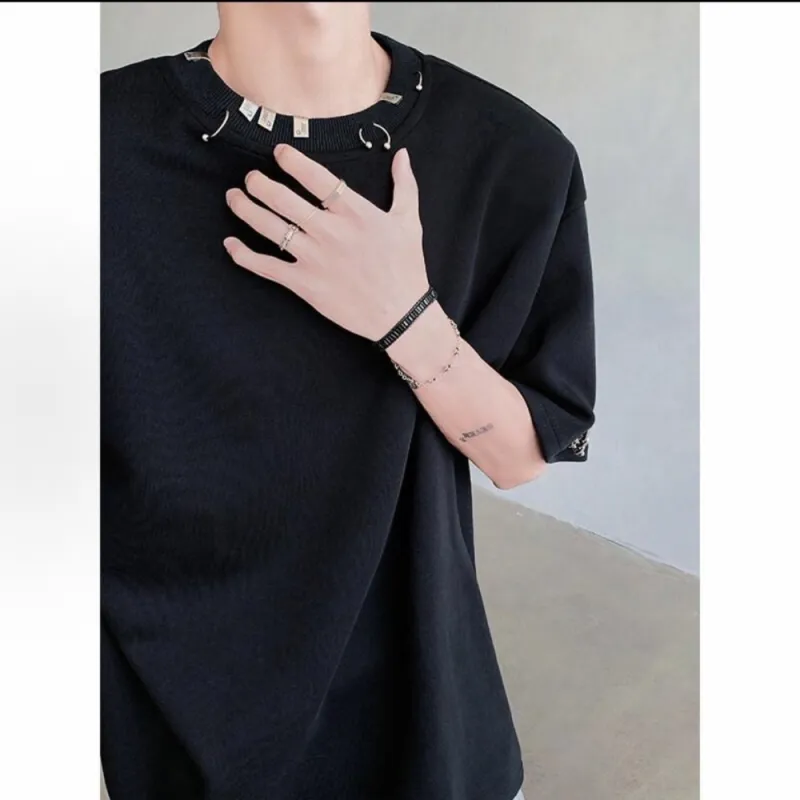 RASHOMONG T Shirts Unisex Black-6