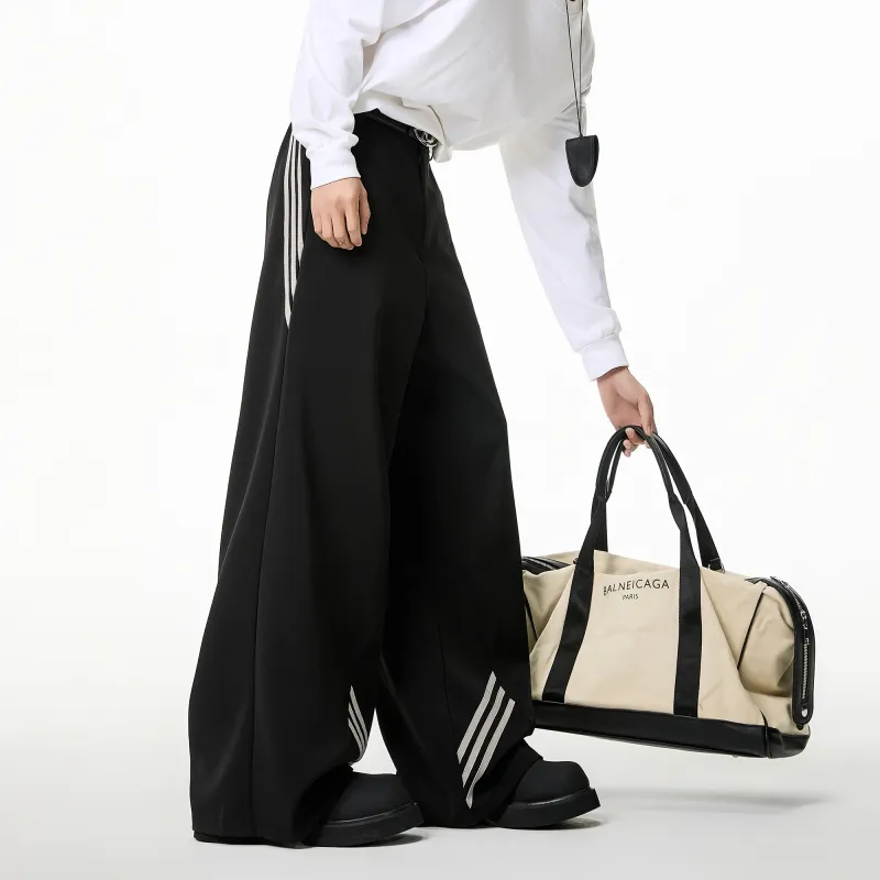 RASHOMONG Casual Pants Unisex Black-2