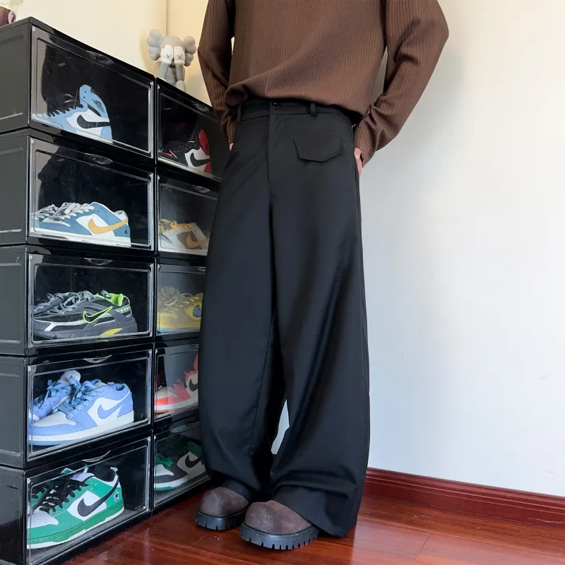 RASHOMONG Casual Pants Unisex-4