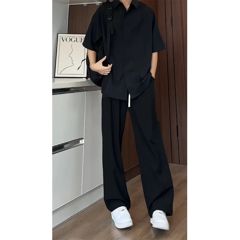 RASHOMONG Shirt Matching Set Unisex-7