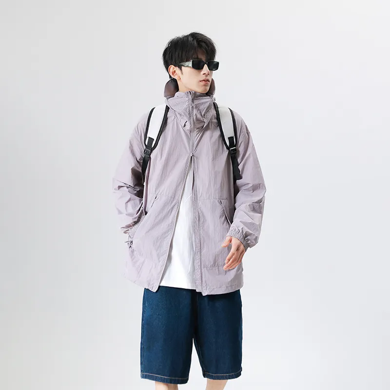 RASHOMONG Reflective With High Visibility Detachable Sun Protection Clothing Unisex-5