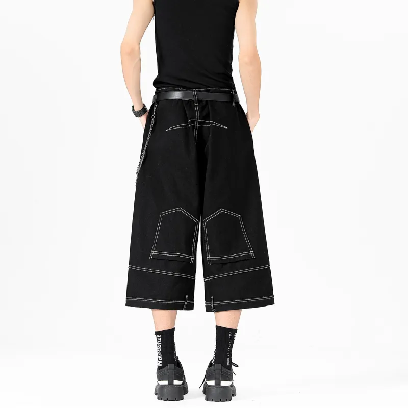 RASHOMONG Denim Shorts Unisex-2