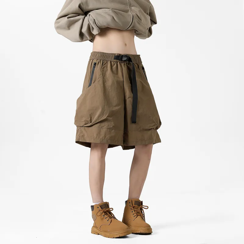 RASHOMONG Cargo Shorts Unisex-12