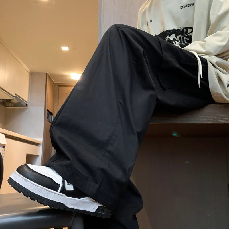 RASHOMONG Casual Pants Unisex-18