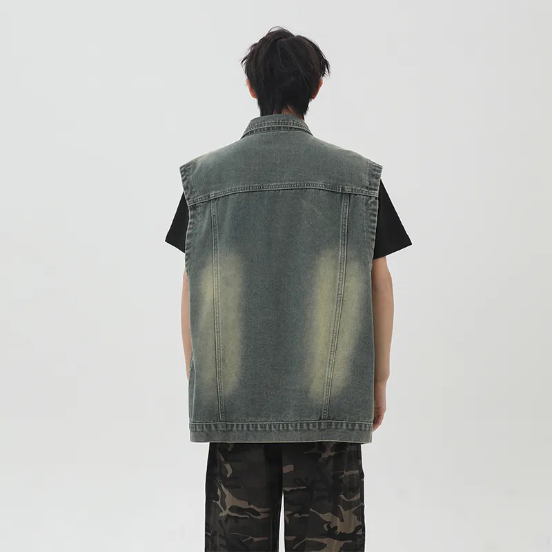 RASHOMONG Denim Jackets Unisex-1