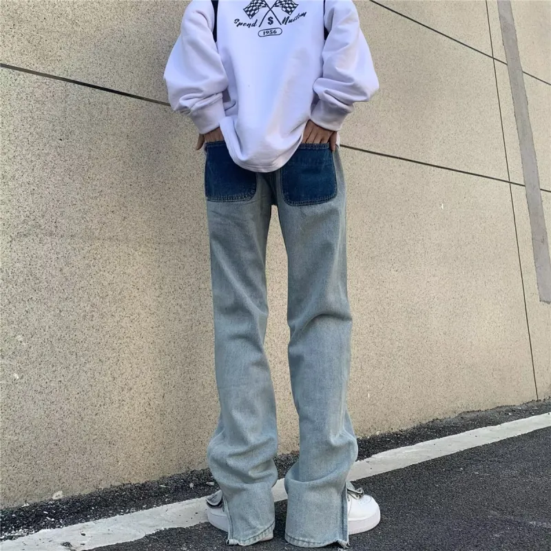 RASHOMONG Jeans Unisex Blue-3