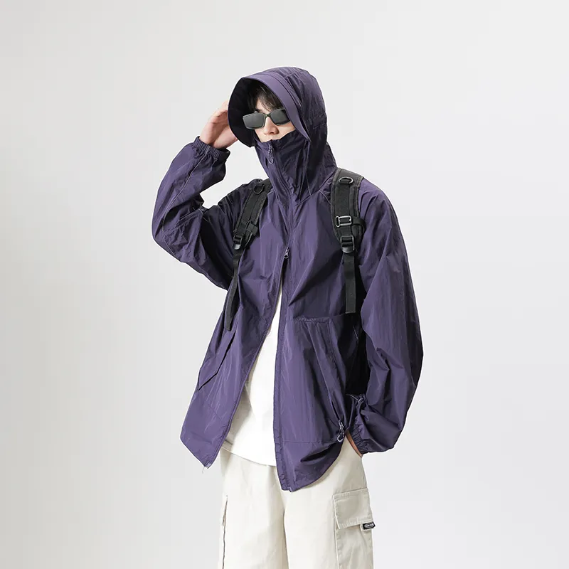 RASHOMONG Reflective With High Visibility Detachable Sun Protection Clothing Unisex-33