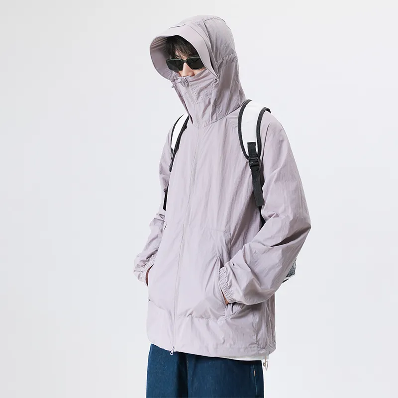 RASHOMONG Reflective With High Visibility Detachable Sun Protection Clothing Unisex-6