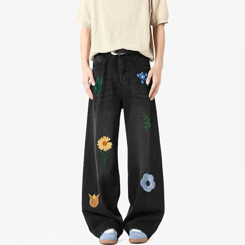 RASHOMONG Jeans Unisex-3