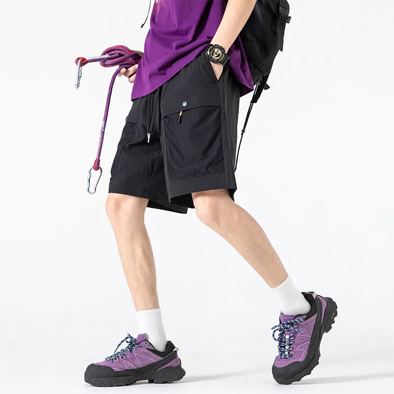 RASHOMONG Casual Shorts Unisex-3