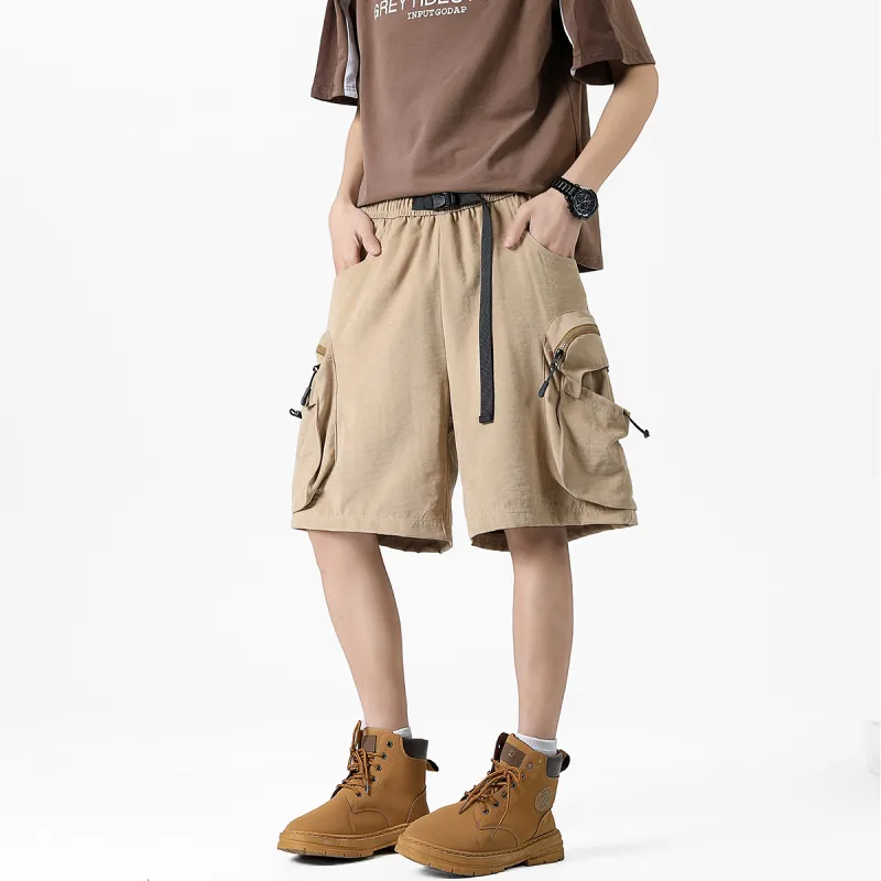 RASHOMONG Cargo Shorts Unisex-9