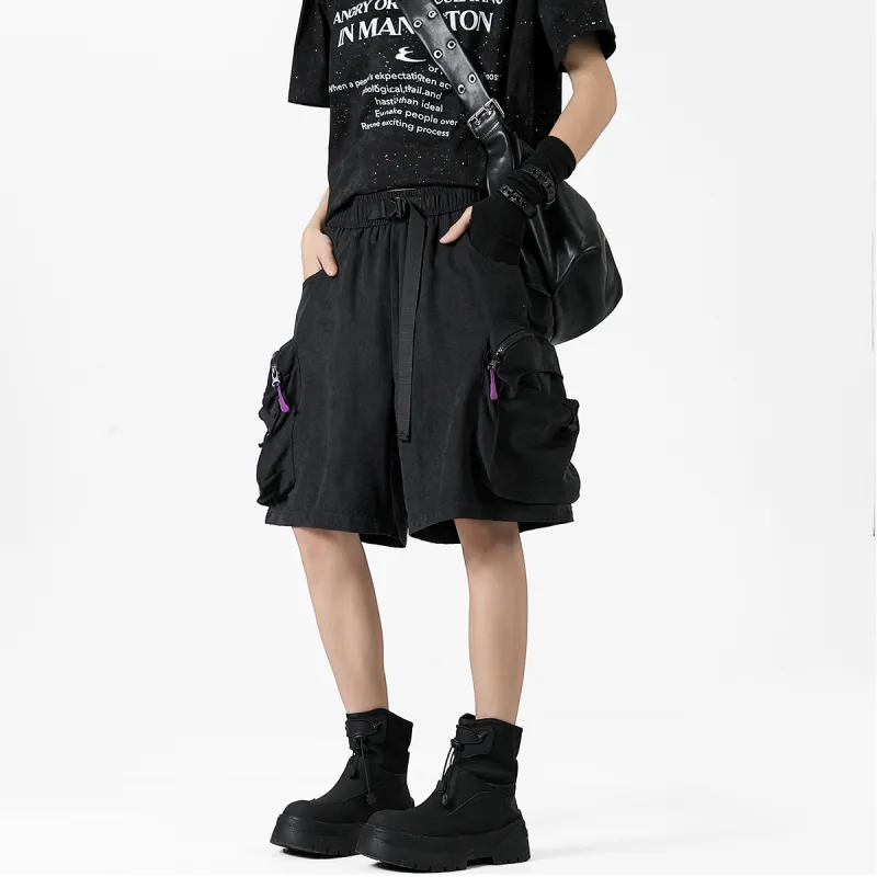 RASHOMONG Cargo Shorts Unisex-2