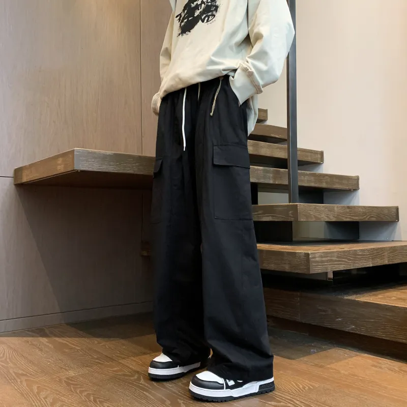 RASHOMONG Casual Pants Unisex-14