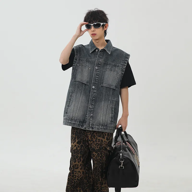 RASHOMONG Denim Jackets Unisex-7