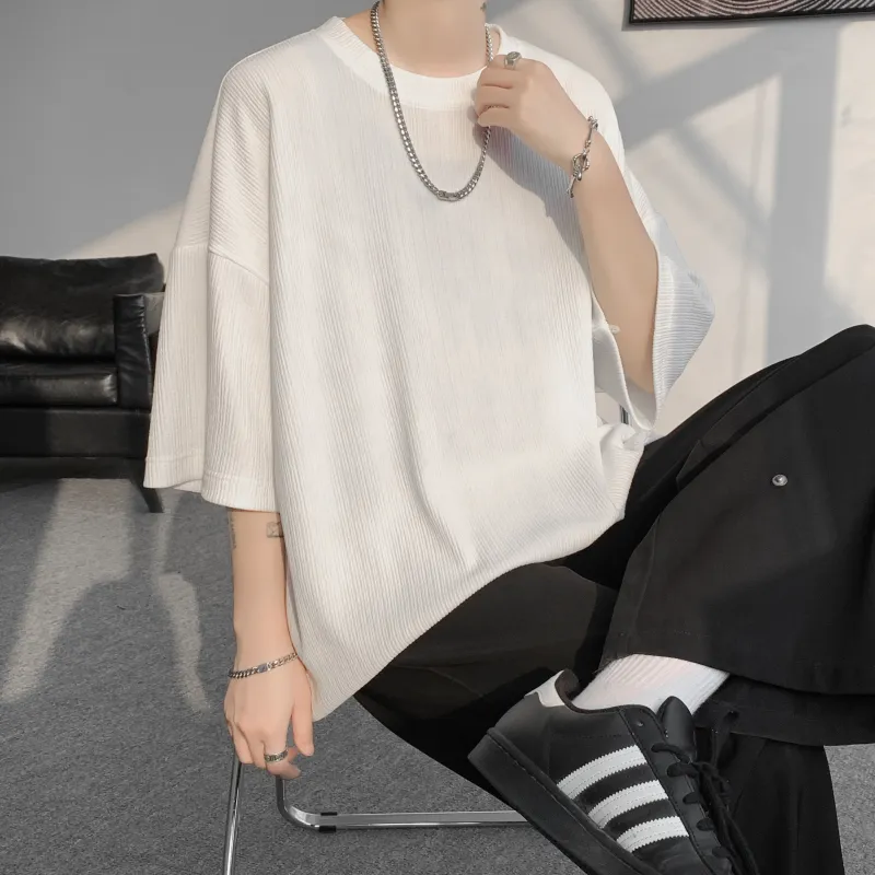 TESTUNG Fashion Minimalist Style T Shirt Unisex-4