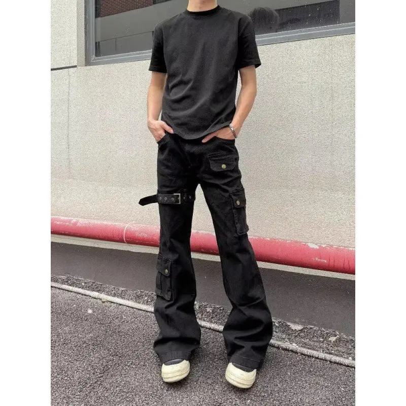 RASHOMONG Jeans Unisex Black-1