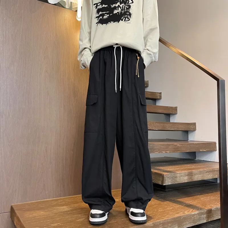 RASHOMONG Casual Pants Unisex-11
