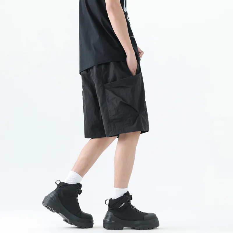 RASHOMONG Cargo Shorts Unisex-4
