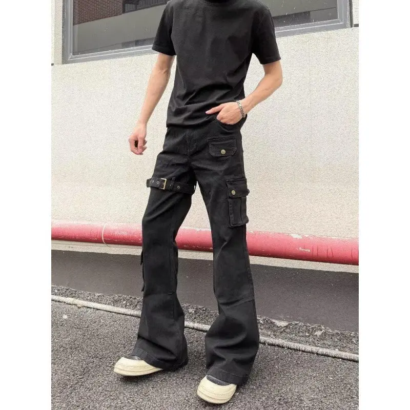 RASHOMONG Jeans Unisex Black-4