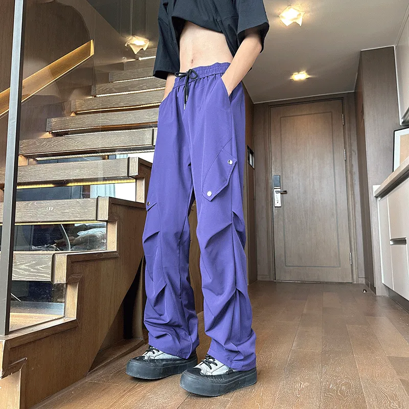 RASHOMONG Casual Pants Unisex-13
