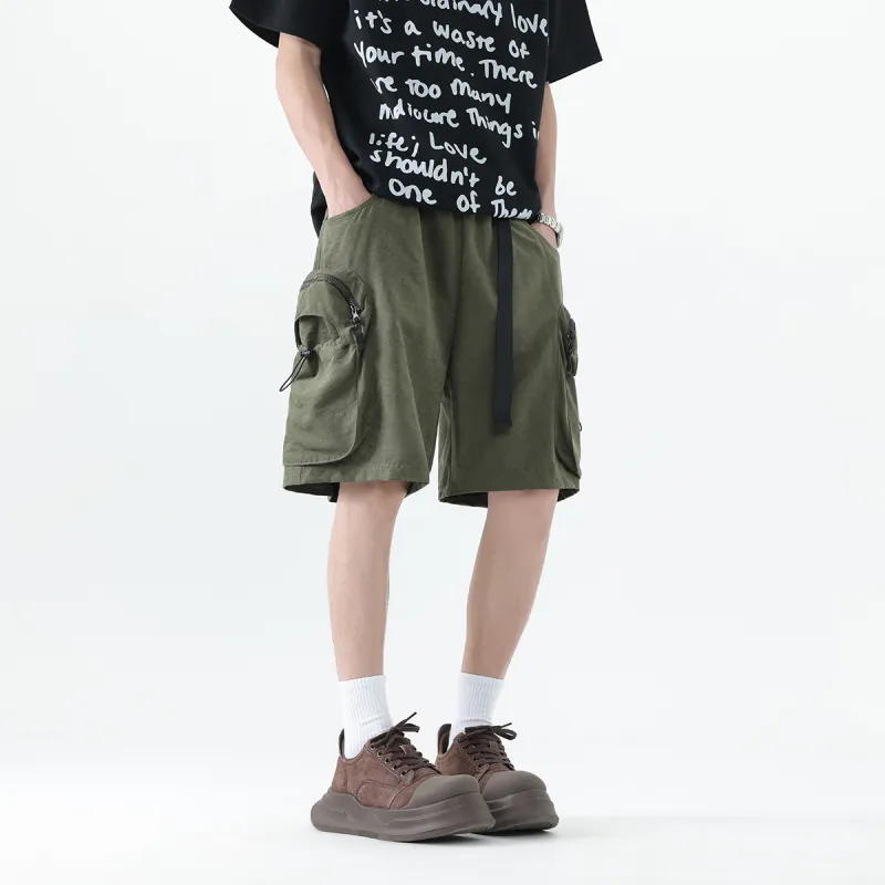 RASHOMONG Cargo Shorts Unisex-18
